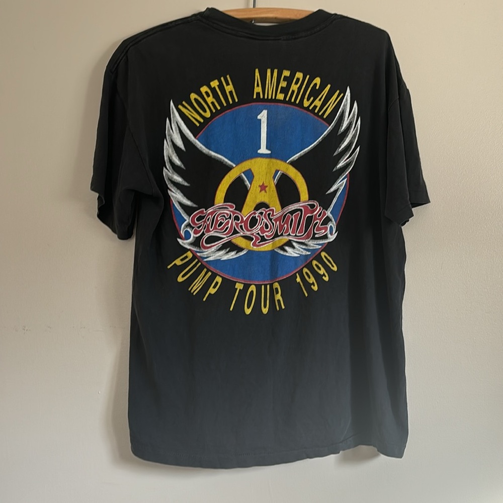 Vintage 1990 Aerosmith North American Pump Tour t-shirt - Picture 8 of 9